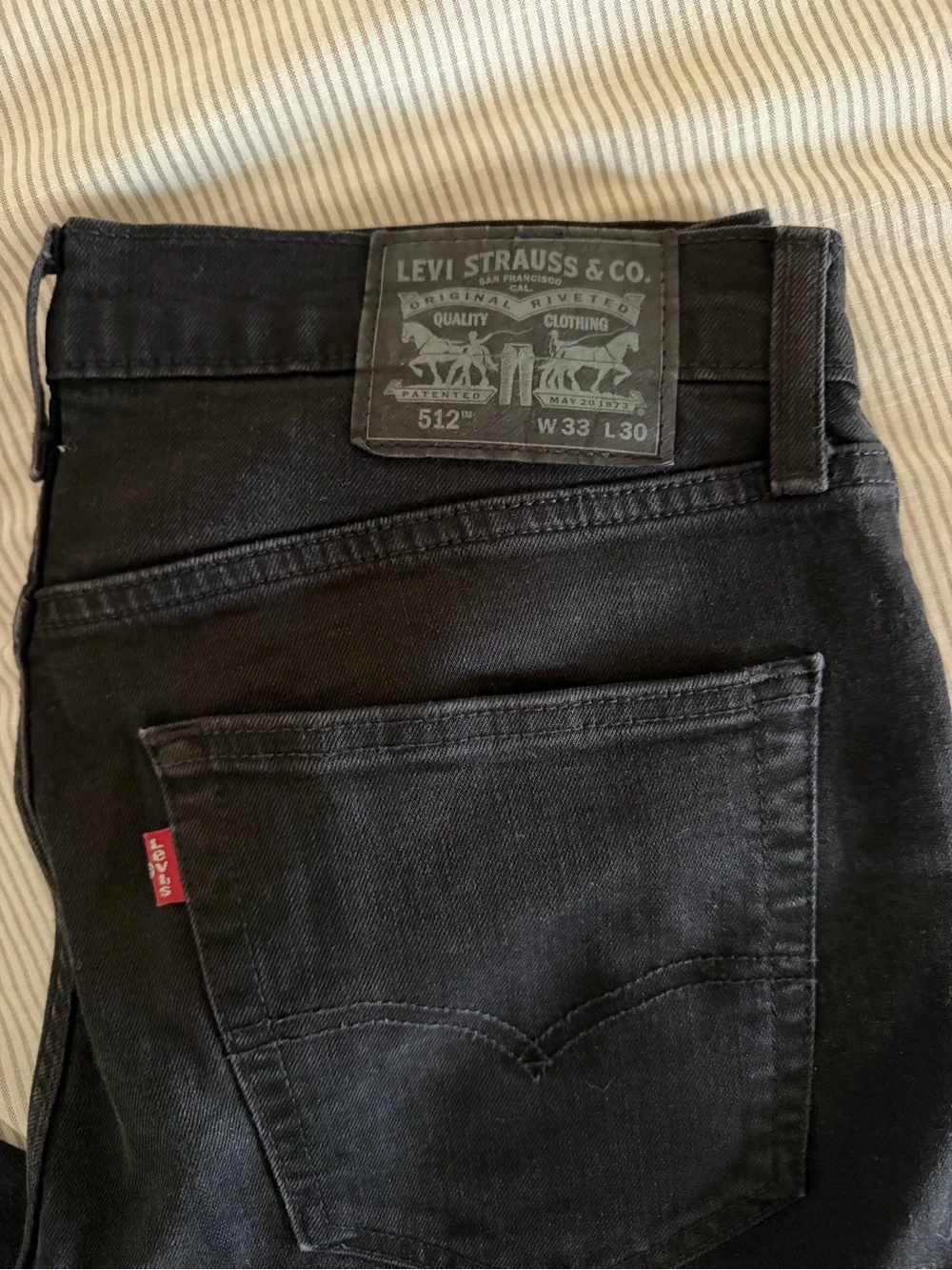 Levi's Men's Skinny Jeans in Black